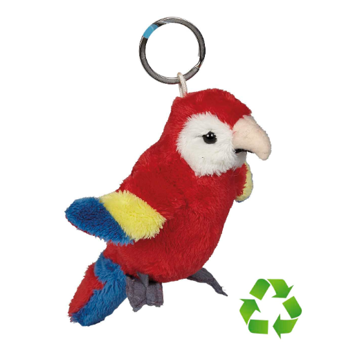 SCARLET MACAW KEYRING