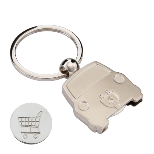 Electric Car Keyring with Caddy Chip Holder