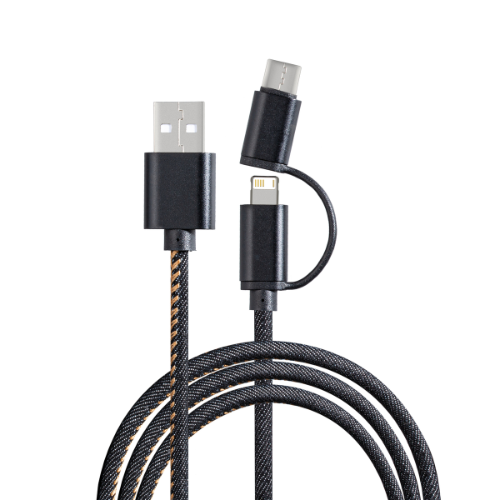 3-in-1 Charging Cable REEVES-DENIM