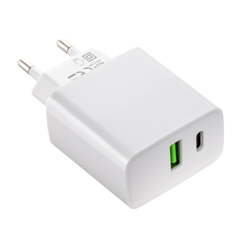 USB-C & USB Wall Charger with Fast Charging Option