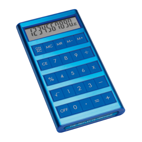 Solar Calculator with Engraving Area