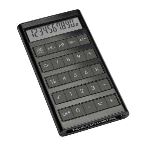 Solar Calculator with Engraving Area