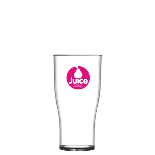Reusable Plastic Beer Glass (284ml/10oz/Half Pint) - Polystyrene