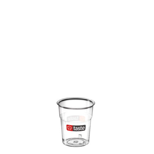 Disposable Plastic Tumbler (100ml/3.5oz) - Crystal Polystyrene