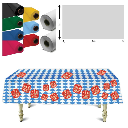 Plastic Tablecloth (1 x 3m Roll)
