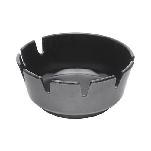 Melamine Deep Ashtray Black 100mm dia