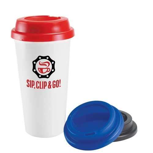 16oz Reusable Plastic Takeaway Coffee Cup