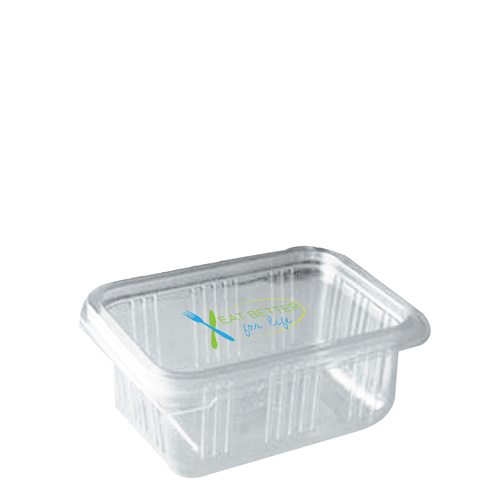 Clear Hinged Salad Container - 500cc/ml