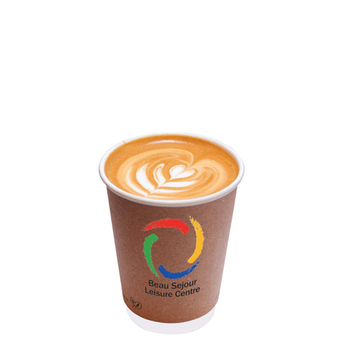 12oz Biodegradable Double Walled Paper Cup (full colour)