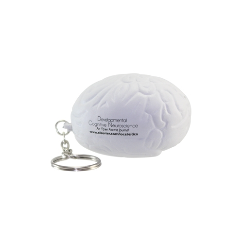 Stress Brain Keyring