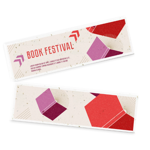 Seeded Paper Small Bookmarks