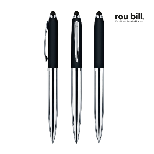 Rou Bill® Nautic Twist Ball Pen With Touch Pad