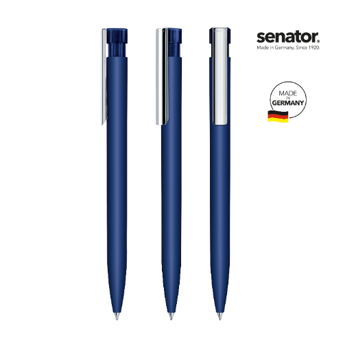 Senator® Liberty Soft Touch With Metal Clip Push Ball Pen