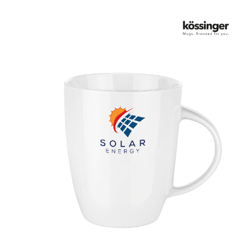 Kossinger® Elektra White Slim Stoneware Mug