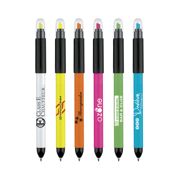 Senator Duo Pen Polished Plastic Multifunction Pens & Highlighter
