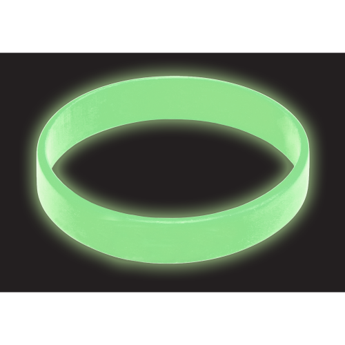 Silicone Wristbands - Glow in the Dark - Printed (Express)