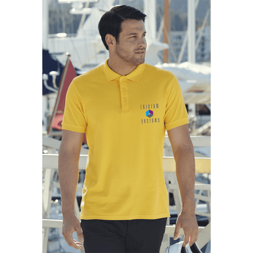 Fruit Of The Loom Premium Pique Polo Shirt - Coloured (DTG Print - 102 X 102mm)