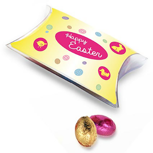 Pillow Pouches With Mini Eggs (Domed Print)