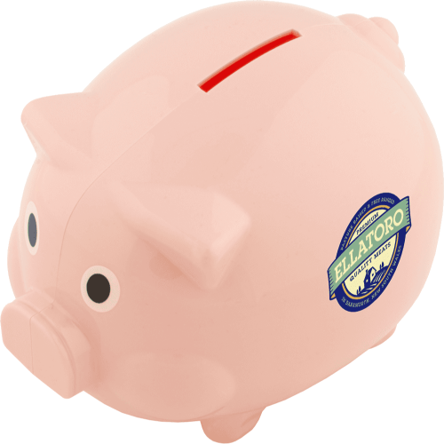 Eco - Recycled Piggy Bank (Full Colour Print)