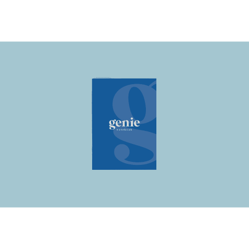 Genie Notebook - A5 - Saddle Stitched With Squared Corners (Full Colour Print)