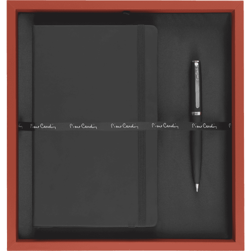 Pierre Cardin - Exclusive Gift Set I (Deboss To Notebook & Laser Engraving To Pen)