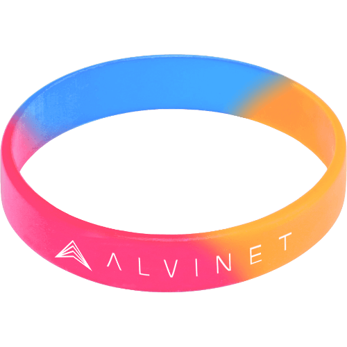 Silicone Wristbands - Custom (3 Colour Segmented)