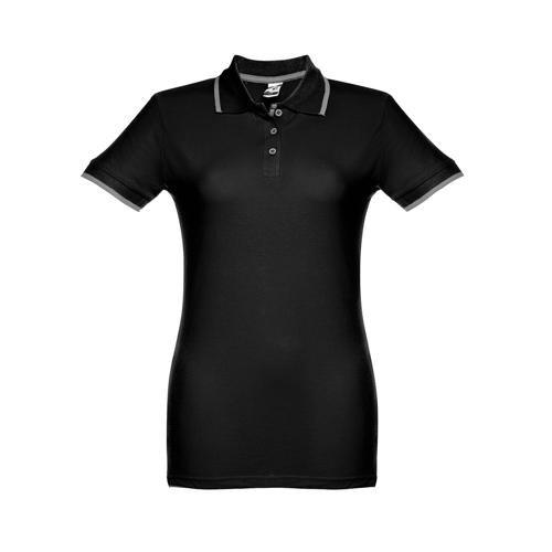 THC ROME WOMEN. Women's slim fit polo shirt in red