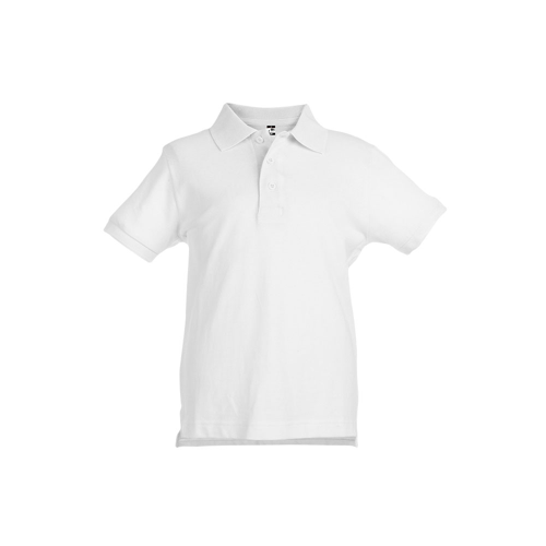 ADAM KIDS. Children's polo shirt in white