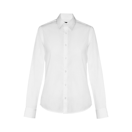 BATALHA WOMEN. Women's poplin shirt in white