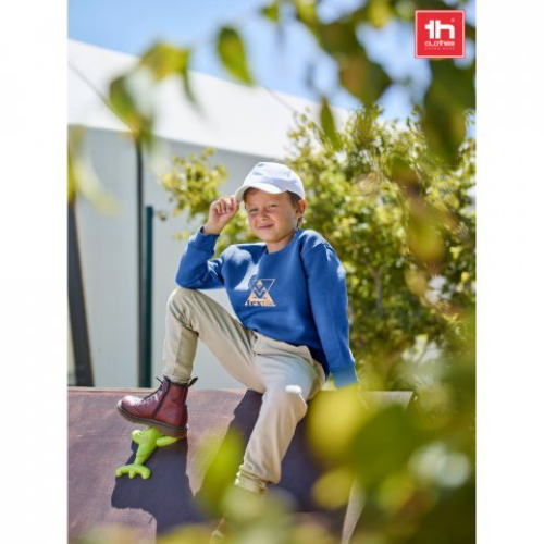 THC DELTA KIDS. Kid's sweatshirt in recycled cotton and polyester