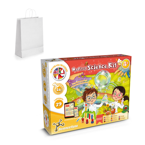 My First Science Kit II. Educational toy supplied with a kraft paper gift bag (100 g/m²)