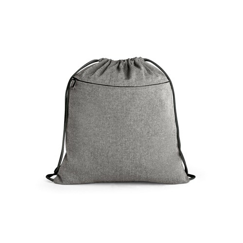 CHANCERY. Drawstring bag in recycled cotton (70%), polyester (30% rPET) (140 g/m²) in 