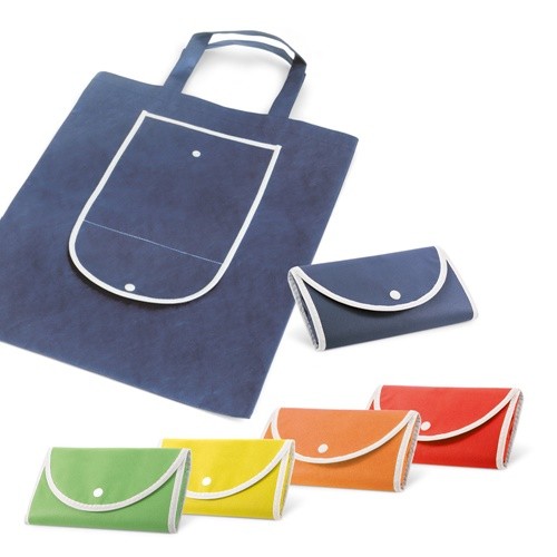 ARLON. Non-woven folding bag (80 g/m²) in yellow