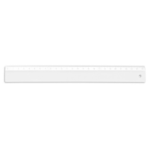ARTHUR. 30 cm Ruler in PS in white