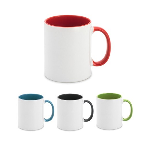MOCHA. Ceramic mug ideal for sublimation in red