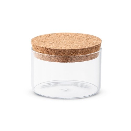 SPICE 380. Borosilicate glass bottle with cork lid 380 mL in 