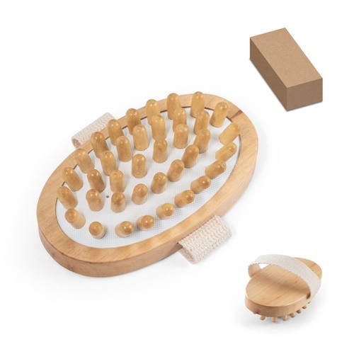 Wooden Anti-Cellulite Bath Massage Brush