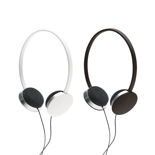 VOLTA. ABS adjustable headphones in white