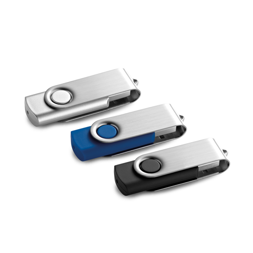 BUNSEN. USB flash drive, 2GB in silver