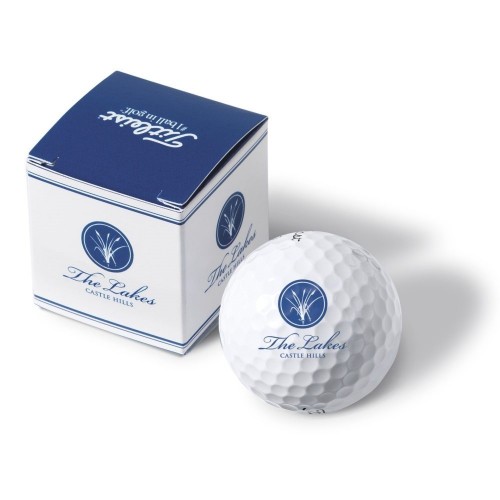 TITLEIST PRO V1 GOLF BALL IN 1 BALL PRINTED SLEEVE