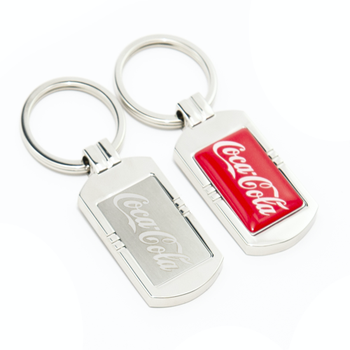 Luxury Feel Key Ring With Chrome Body  Laser Engraved