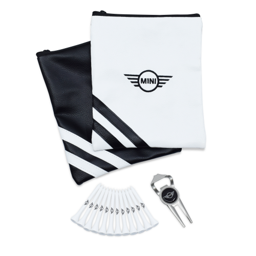 PREMIUM ZIPPED LEATHERETTE EMBROIDERED GOLF GIFT BAG 2