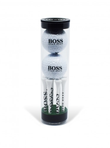 Essential Golf Tube with Custom Printed Tees and Balls