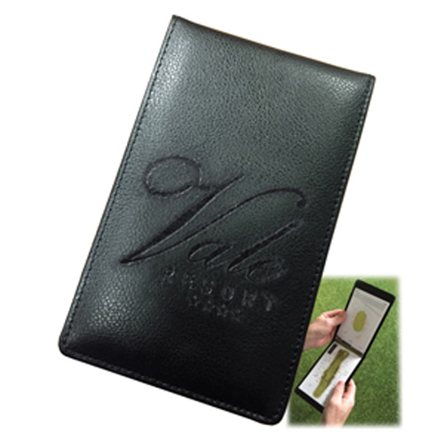 Embossed Leather Course Planner Holder