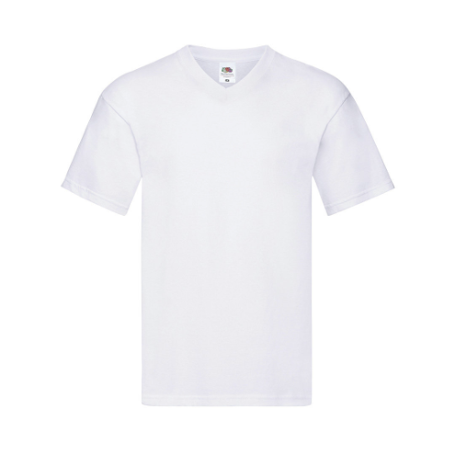 Adult White T-Shirt Iconic V-N