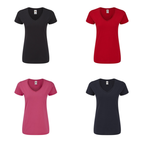 Women Colour T-Shirt Iconic V-N