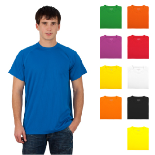 Adult T-Shirt Tecnic Plus in yellow