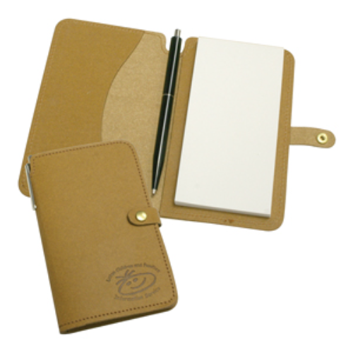 Eco Natural Leather Jotter Pad