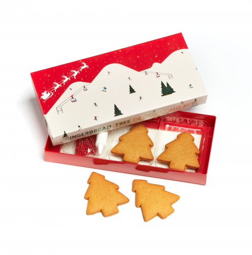 Christmas Tree-Shaped Gingerbread Cookies