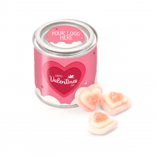 Valentines - Small Paint Tin - Triple Hearts